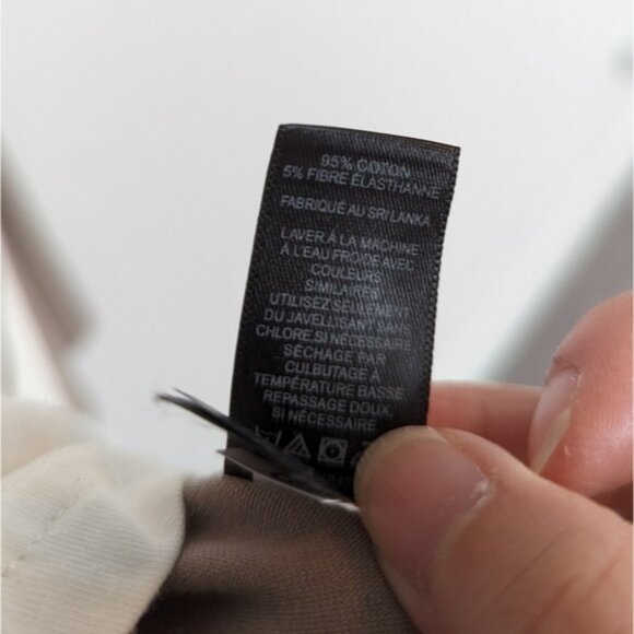 Express flare mini dress orange white tan color block size XS - Picture 9 of 9